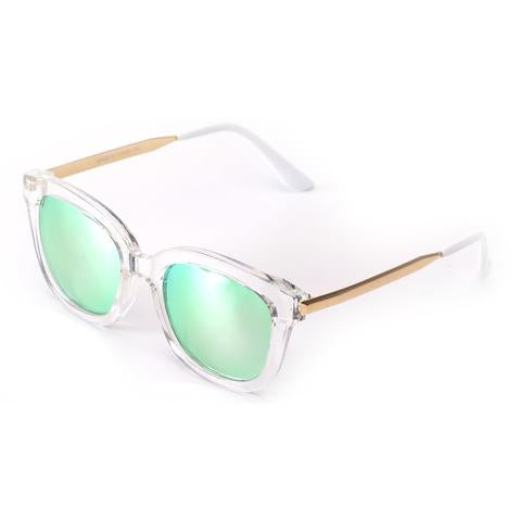 NAPLES SUNGLASS IN CLEAR
