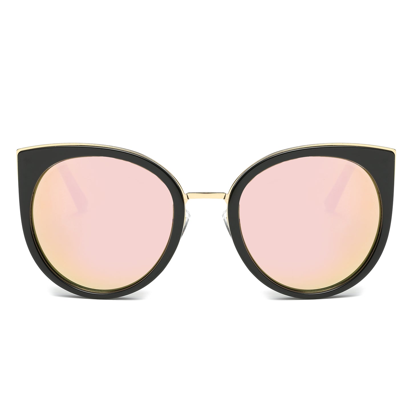 PALISADES SUNGLASS IN BLACK WITH PINK