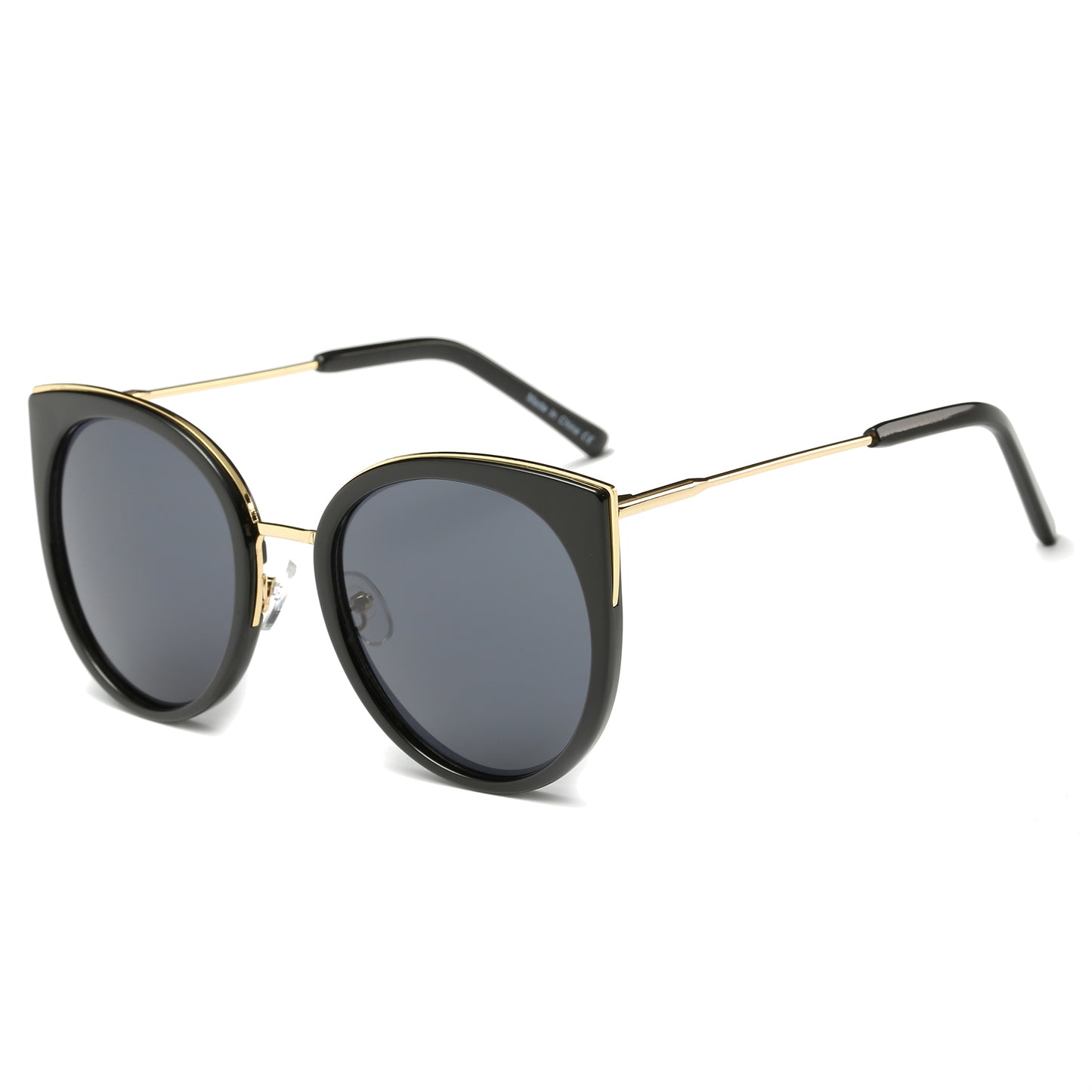PALISADES SUNGLASS IN BLACK with GRAY LENSES