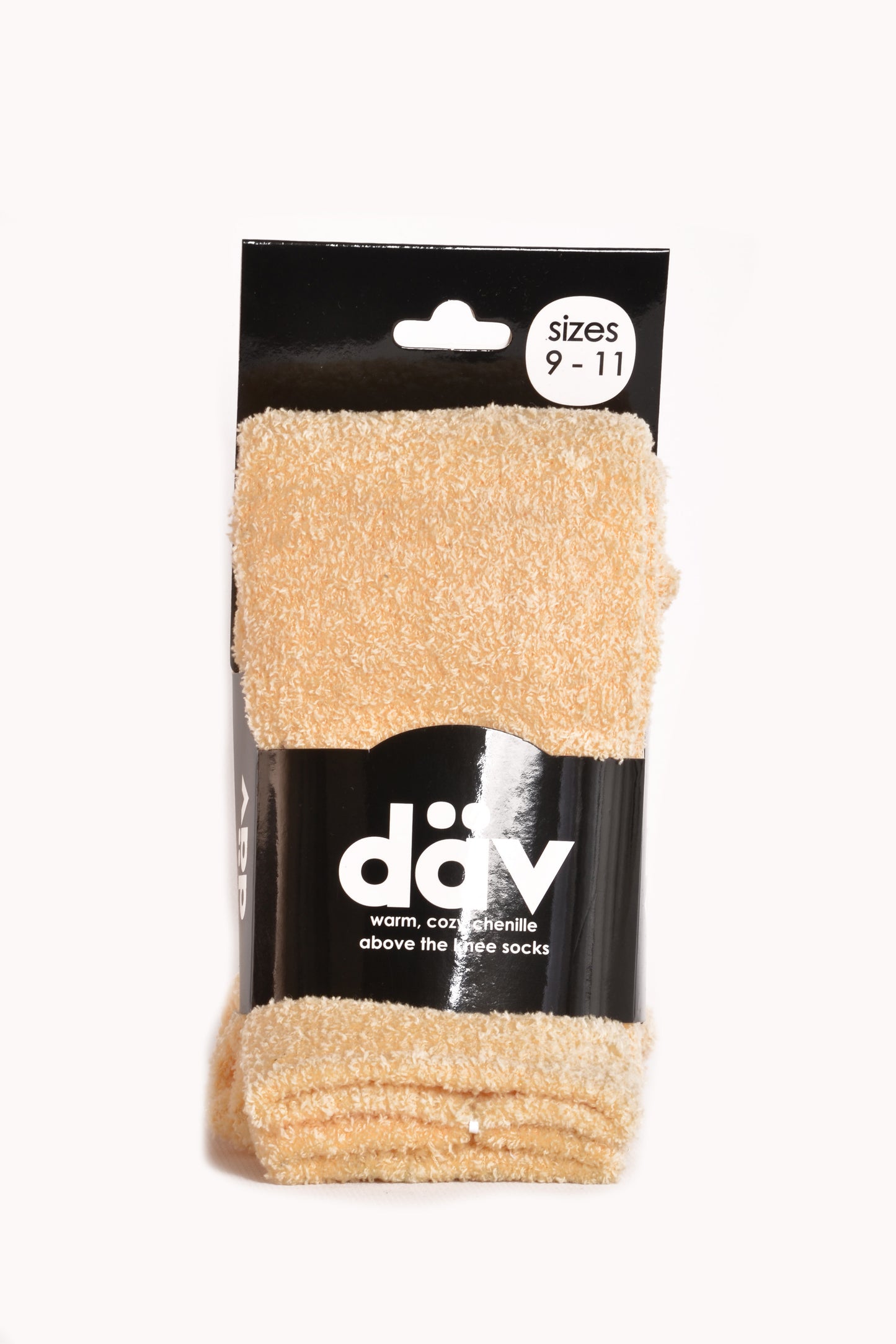 Over-the-Knee Sock Chenille Cream