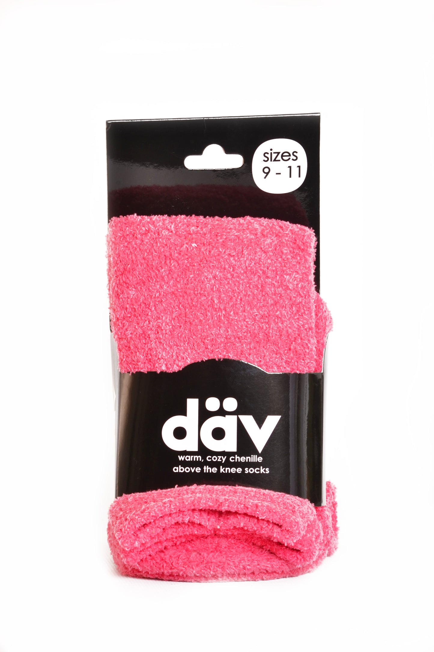 Over-the-Knee Sock Chenille Bubblegum